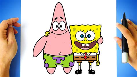 how to draw a spongebob|how to draw spongebob and patrick.